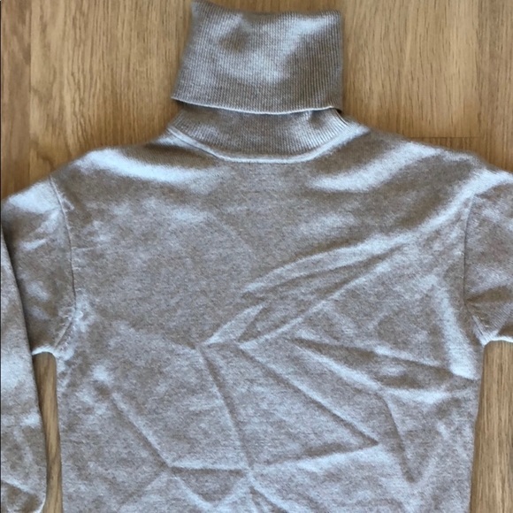 Aritzia Wilfred Oatmeal Turtleneck Sweaterdress - Picture 2 of 6